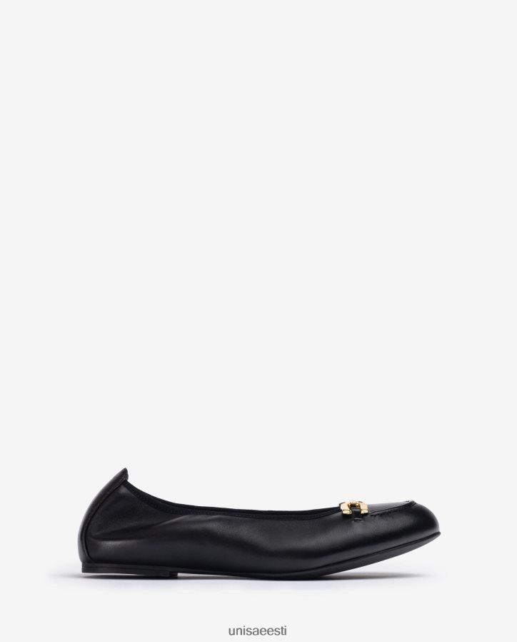 Unisa 88PPB41266 kaunistusega baleriinikingad naised must