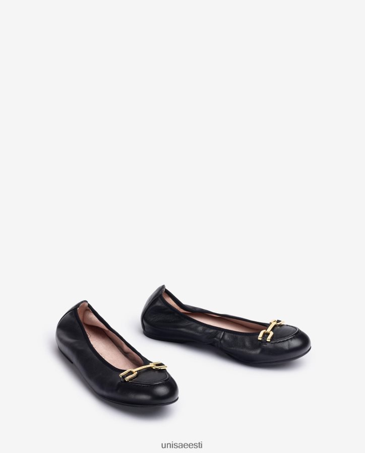 Unisa 88PPB41266 kaunistusega baleriinikingad naised must