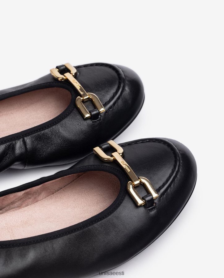 Unisa 88PPB41266 kaunistusega baleriinikingad naised must