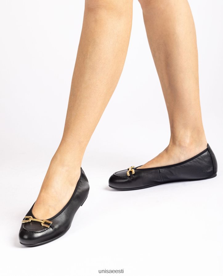 Unisa 88PPB41266 kaunistusega baleriinikingad naised must