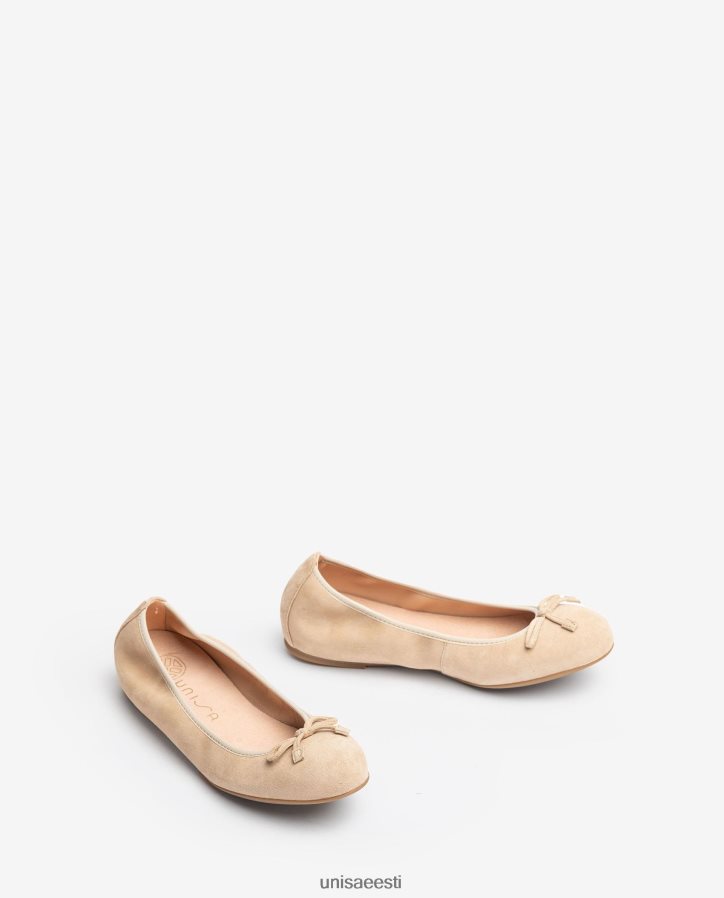 Unisa 88PPB4637 ümara varbaga baleriini kingad naised beež