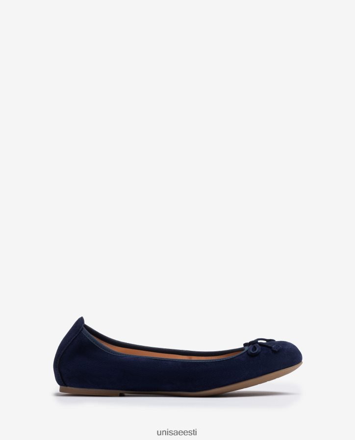 Unisa 88PPB4638 ümara varbaga baleriini kingad naised sinine