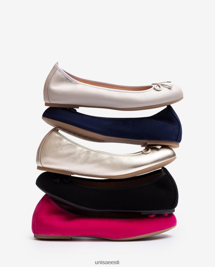 Unisa 88PPB4638 ümara varbaga baleriini kingad naised sinine