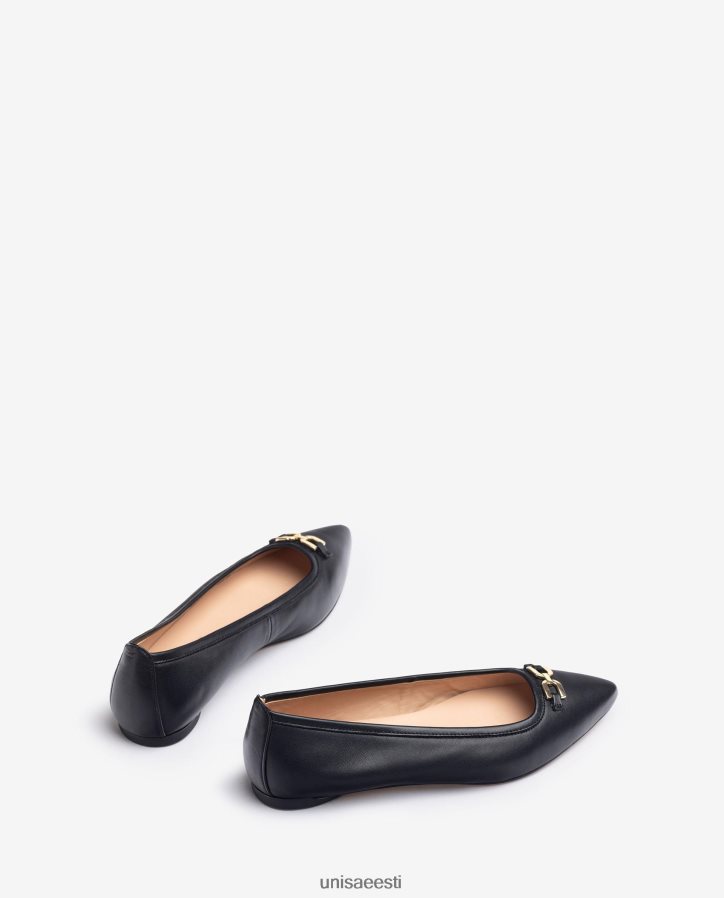 Unisa 88PPB4639 terava varbaga baleriini king naised must