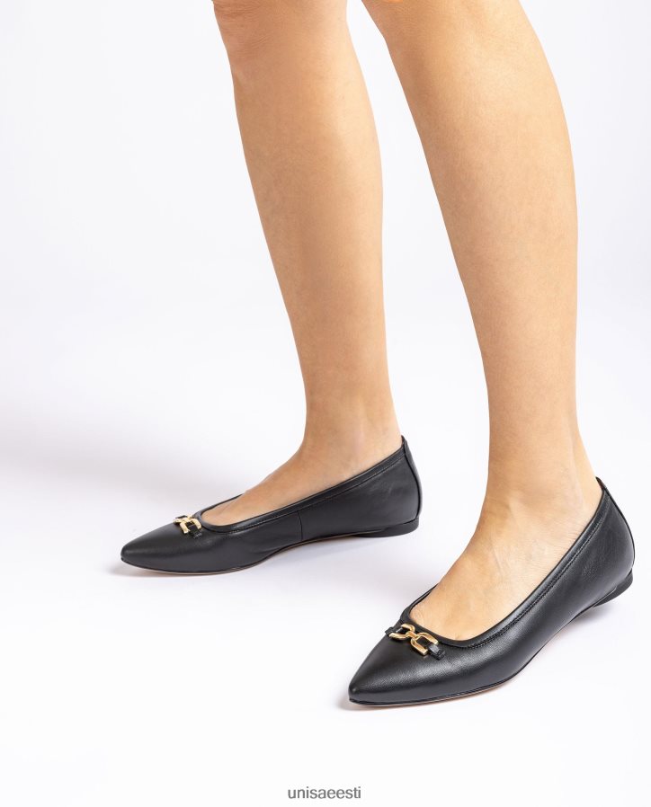 Unisa 88PPB4639 terava varbaga baleriini king naised must