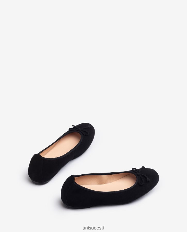 Unisa 88PPB4640 ümara varbaga baleriini kingad naised must