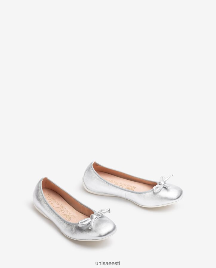 Unisa 88PPB4645 metallilise efektiga baleriin vibuga naised hõbedane