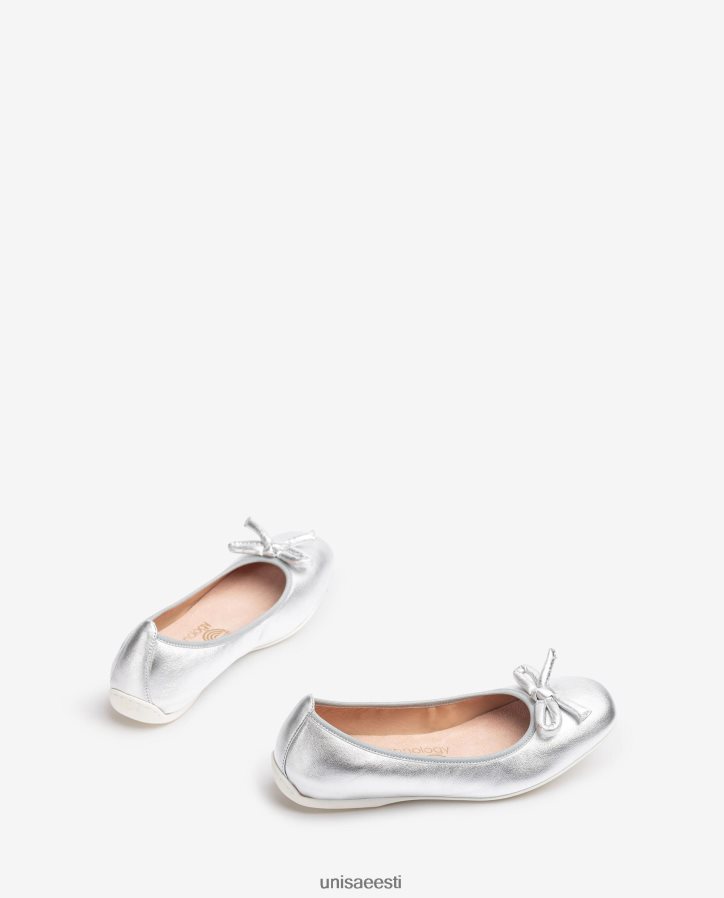 Unisa 88PPB4645 metallilise efektiga baleriin vibuga naised hõbedane