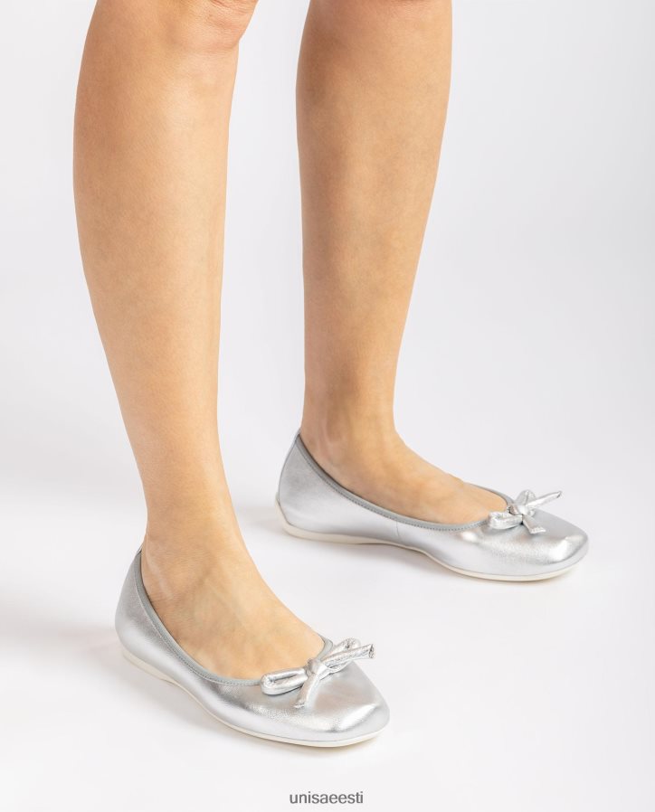 Unisa 88PPB4645 metallilise efektiga baleriin vibuga naised hõbedane