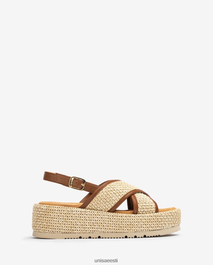 Unisa 88PPB4107 laia rihmaga plokk-kontsa sandaal naised graatsiline