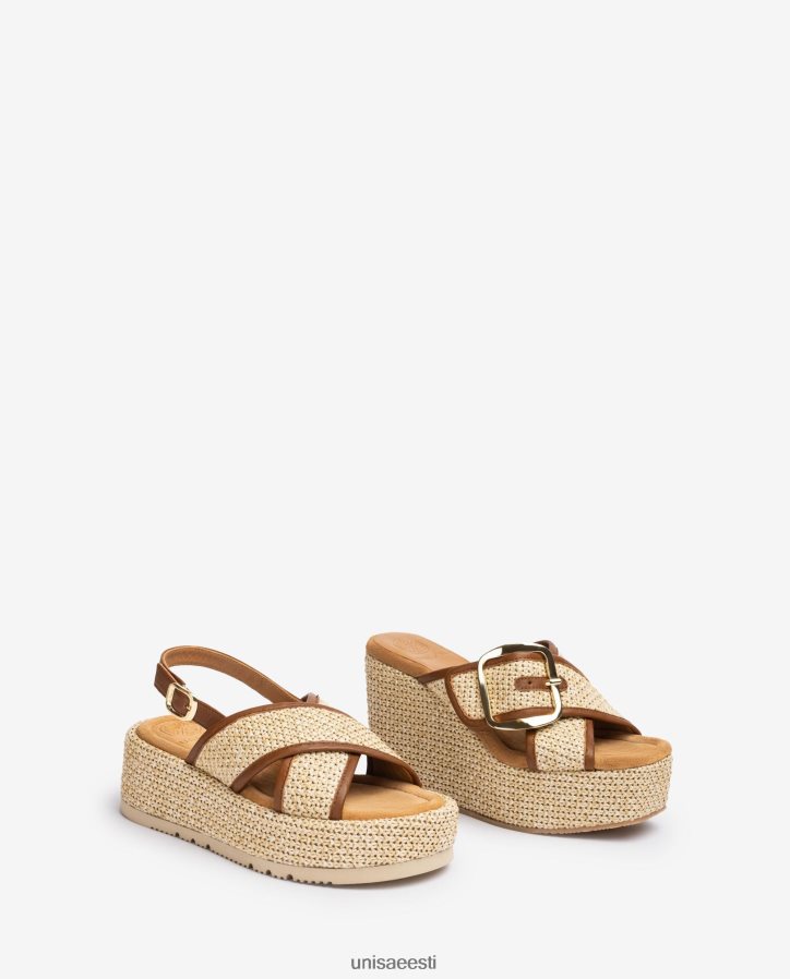 Unisa 88PPB4107 laia rihmaga plokk-kontsa sandaal naised graatsiline