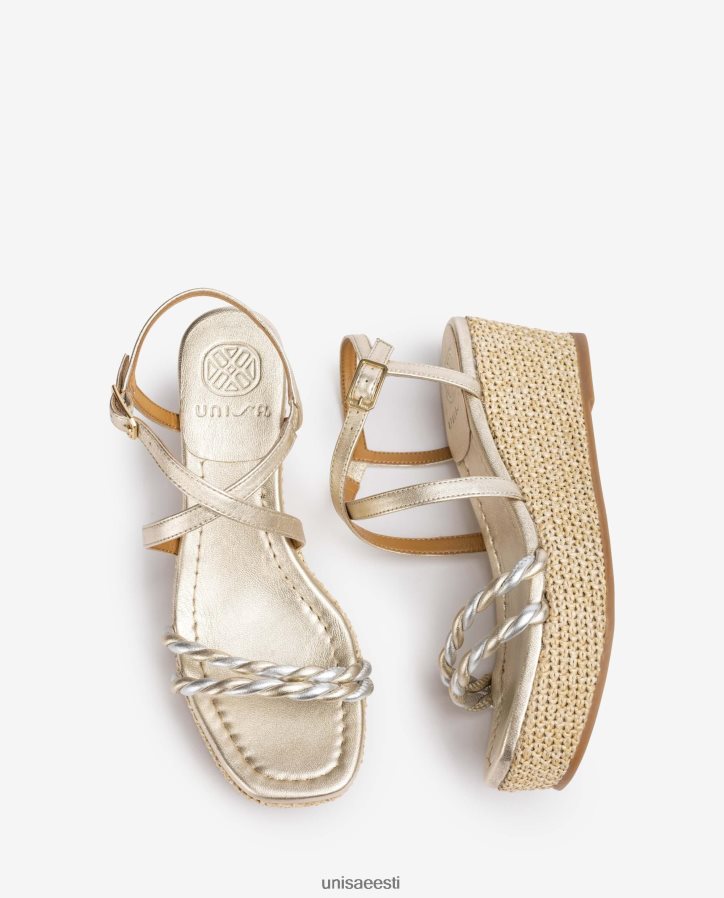 Unisa 88PPB4160 plokkkontsa ja spiraalsete rihmadega sandaal naised mood