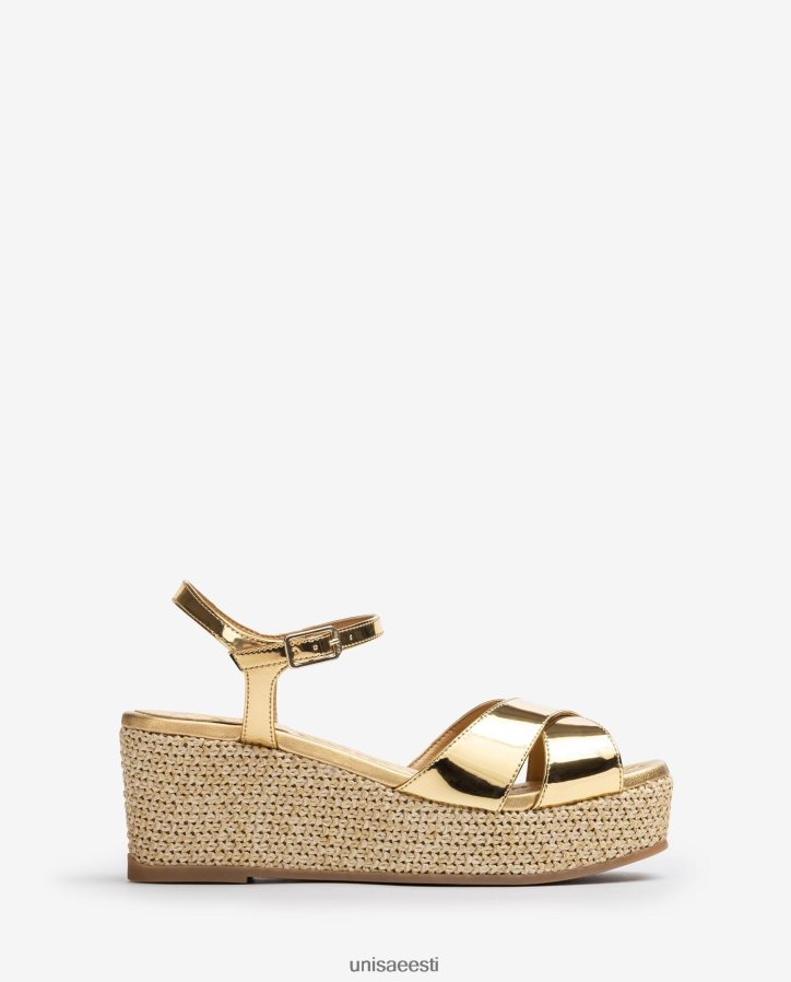 Unisa 88PPB4168 raffia plokk-kontsaga sandaal naised graatsiline