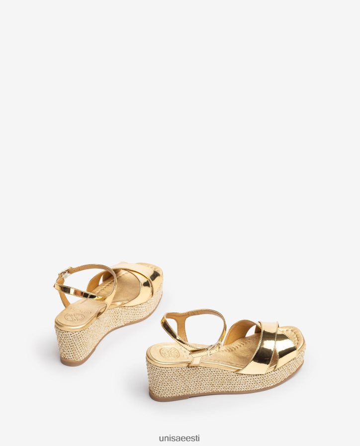 Unisa 88PPB4168 raffia plokk-kontsaga sandaal naised graatsiline