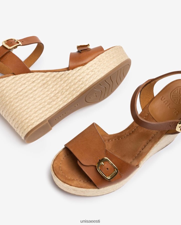 Unisa 88PPB4190 kõrge kiiluga sandaal naised pruun