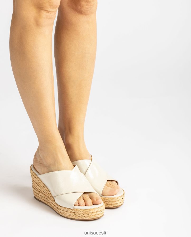 Unisa 88PPB4296 lai rihmaga sandaal naised valge