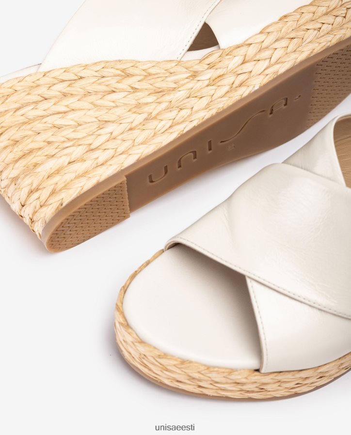 Unisa 88PPB4296 lai rihmaga sandaal naised valge