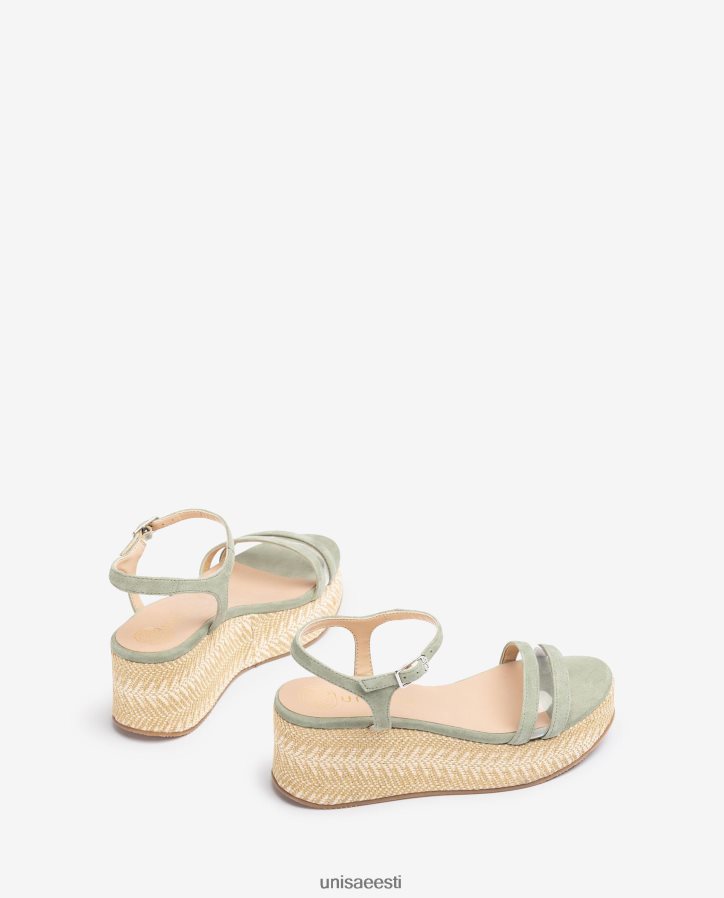 Unisa 88PPB4334 kontrastsed seemisnahast sandaalid naised mood