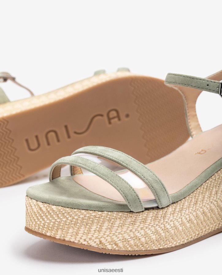 Unisa 88PPB4334 kontrastsed seemisnahast sandaalid naised mood