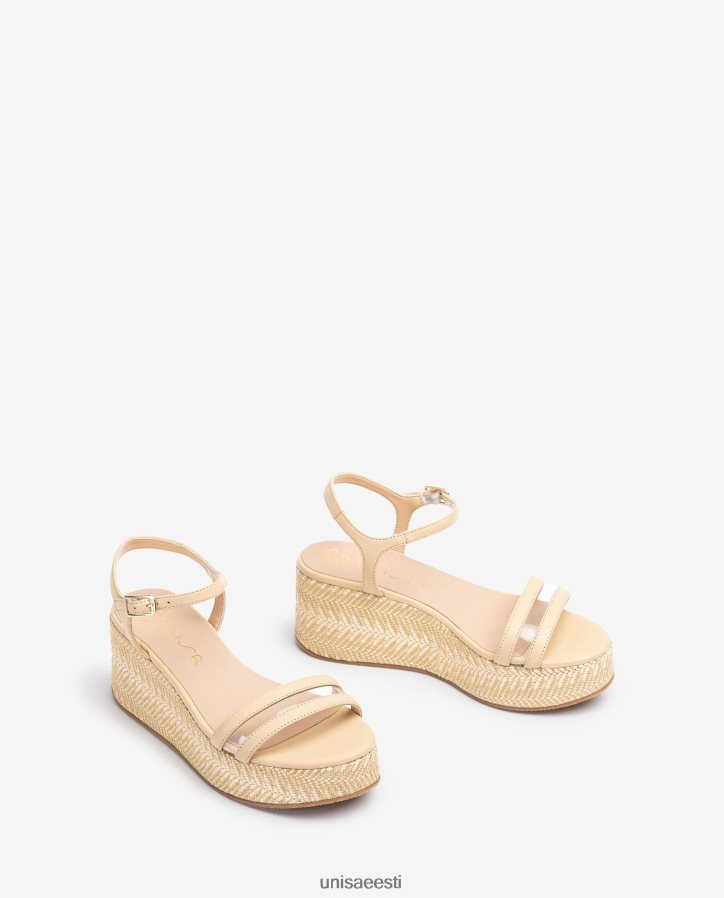 Unisa 88PPB4337 kontrastsed nahast sandaalid naised graatsiline