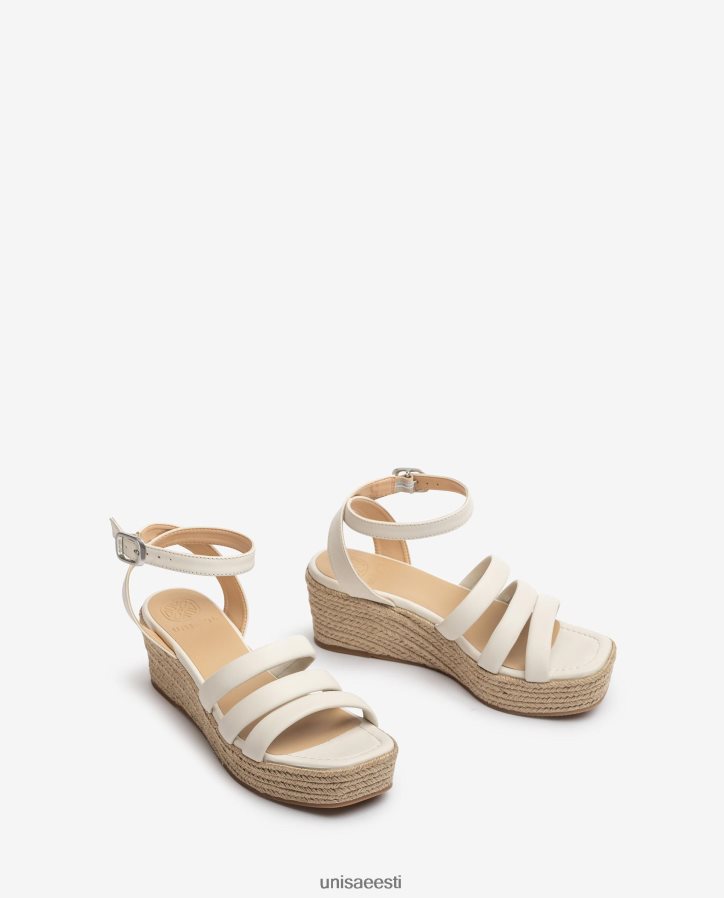 Unisa 88PPB4370 kandilise ninaga rihmaga sandaalid naised valge
