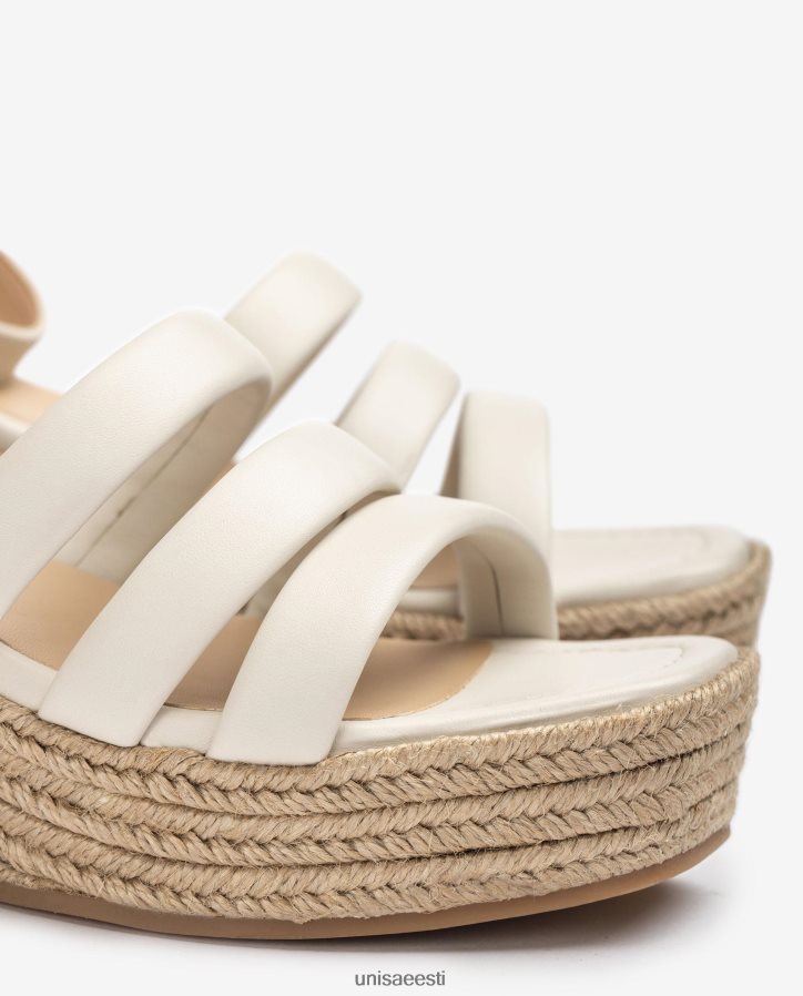 Unisa 88PPB4370 kandilise ninaga rihmaga sandaalid naised valge