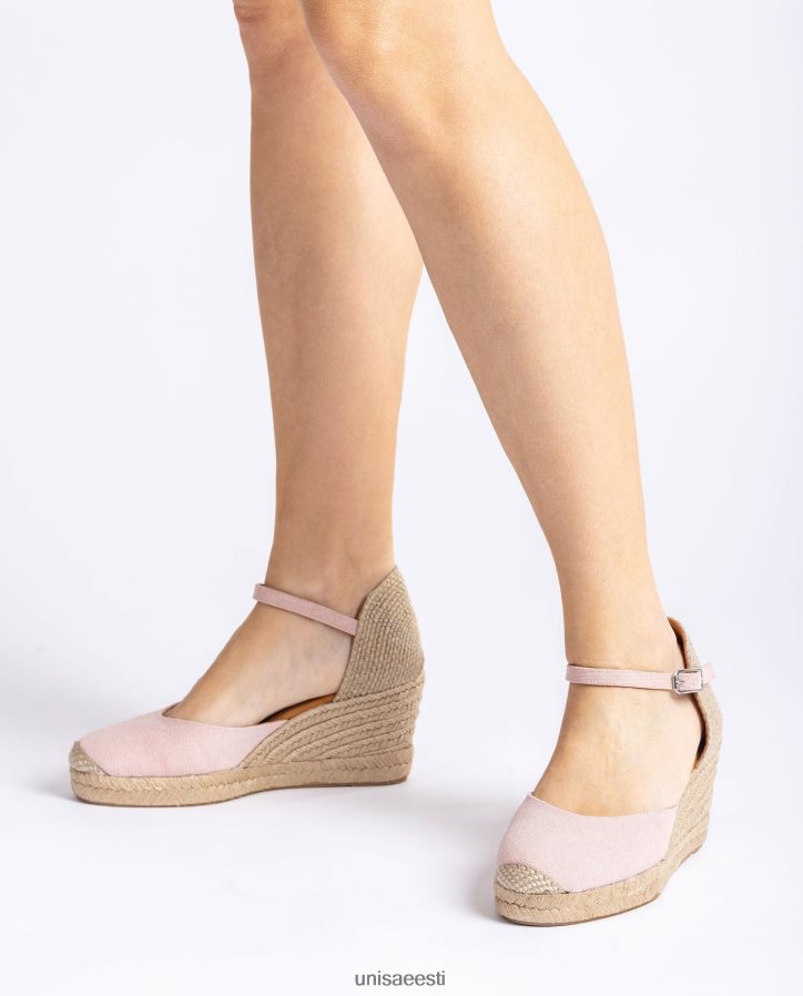 Unisa 88PPB4470 espadrille vamp-heel ecolino naised roosa