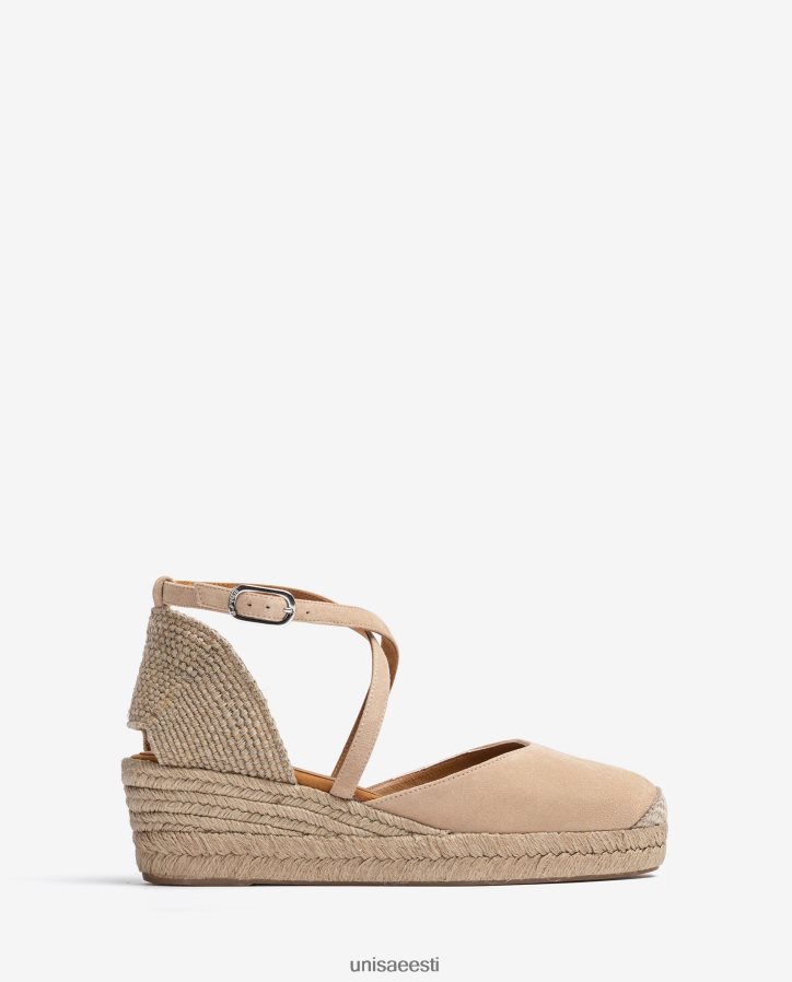 Unisa 88PPB4488 seemisnahast espadrill lukuga naised beež