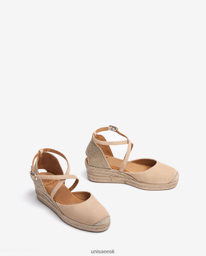 Unisa 88PPB4488 seemisnahast espadrill lukuga naised beež