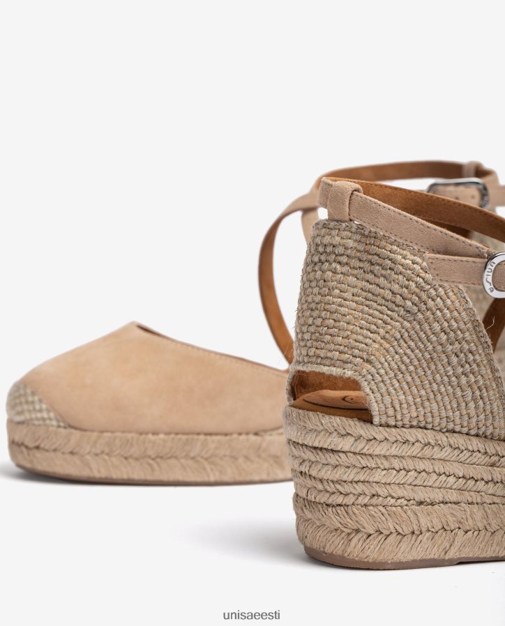 Unisa 88PPB4488 seemisnahast espadrill lukuga naised beež