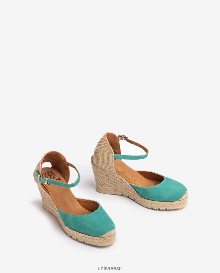 Unisa 88PPB4690 seemisnahast espadrill naised roheline