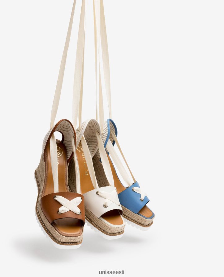 Unisa 88PPB4694 espadrill sõlmes pahkluu juures naised sinine