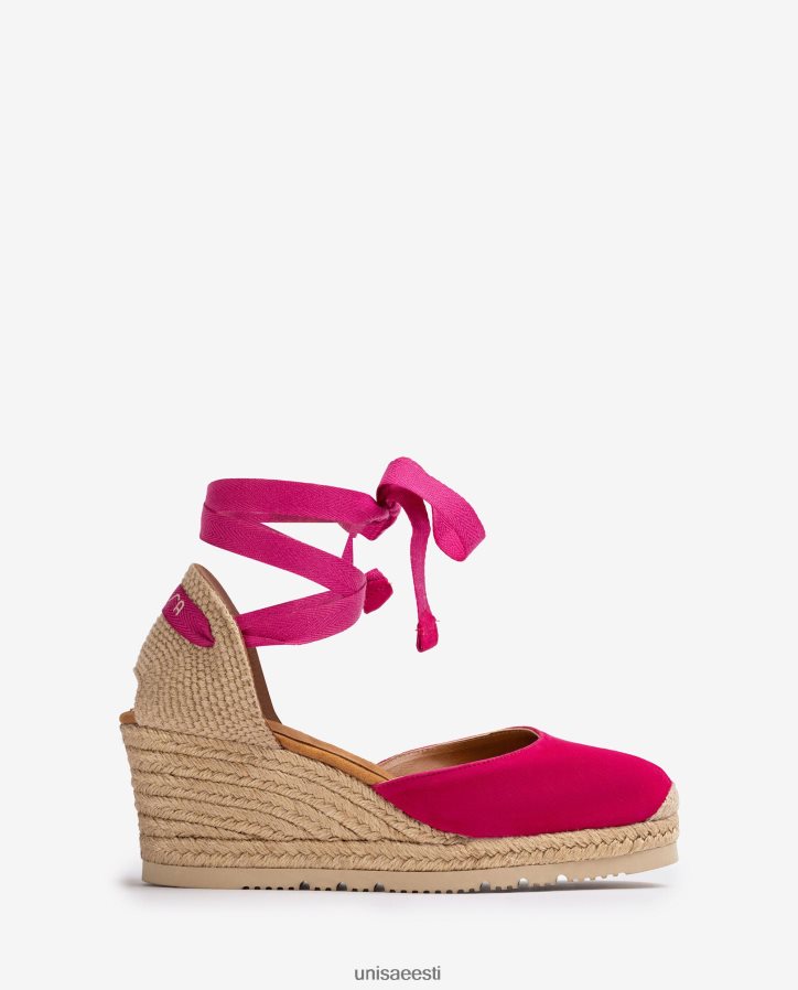 Unisa 88PPB4702 d'orsay pahkluu rihm paeltega espadrill naised roosa