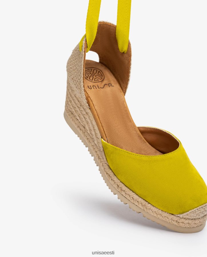 Unisa 88PPB4703 d'orsay pahkluu rihm paeltega espadrill naised roheline