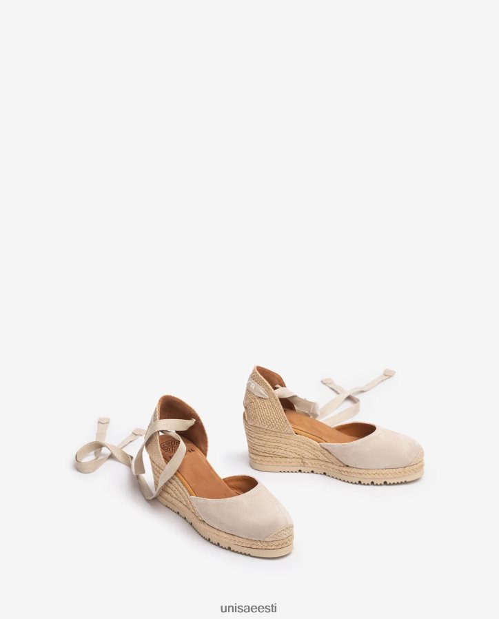 Unisa 88PPB4705 d'orsay pahkluu rihm paeltega espadrill naised beež