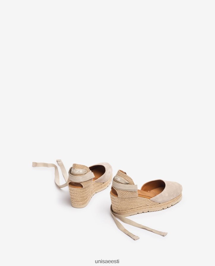 Unisa 88PPB4705 d'orsay pahkluu rihm paeltega espadrill naised beež