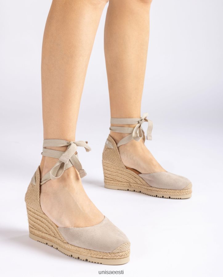 Unisa 88PPB4705 d'orsay pahkluu rihm paeltega espadrill naised beež