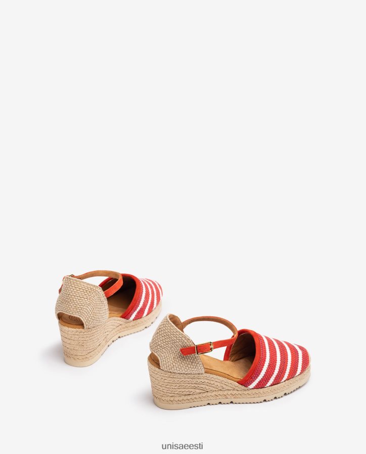 Unisa 88PPB4722 espadrill valmistatud jarapa kangast naised punane