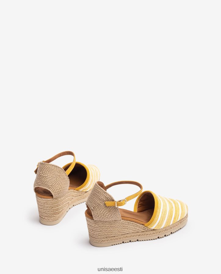 Unisa 88PPB4723 espadrill valmistatud jarapa kangast naised kollane