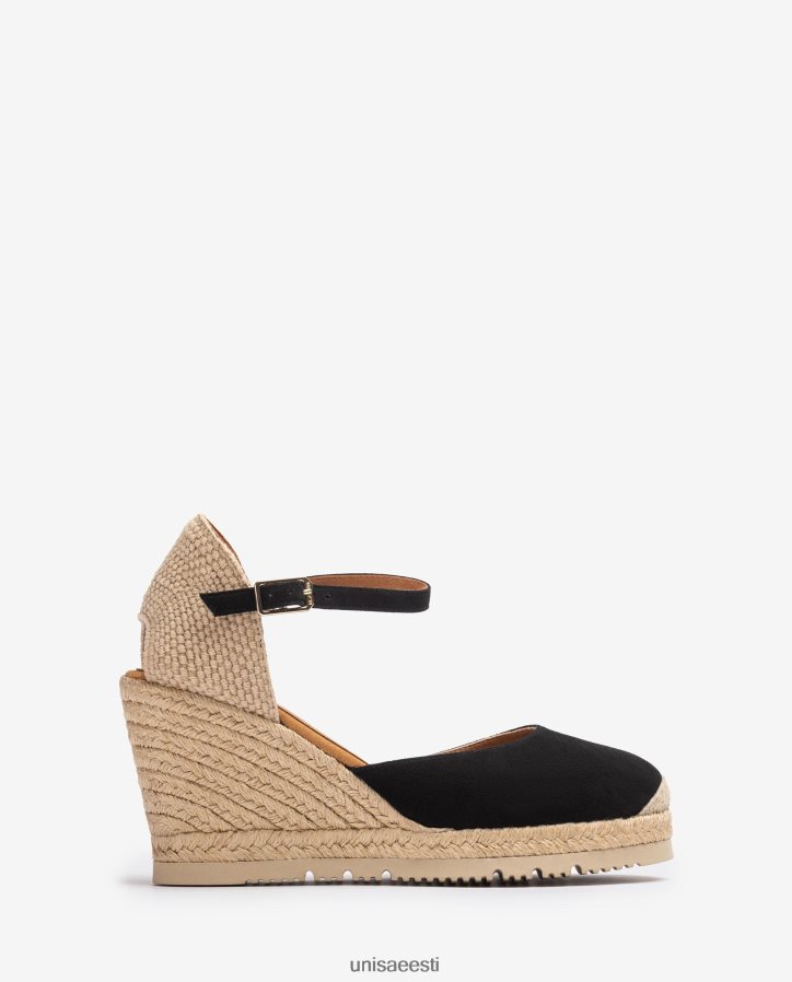Unisa 88PPB4743 seemisnahast espadrill naised must