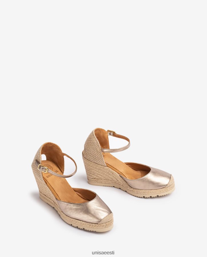 Unisa 88PPB4744 espadrill metallilise efektiga nahast naised graatsiline