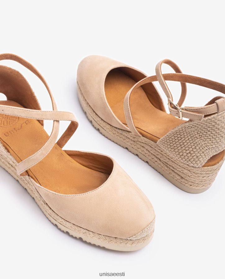 Unisa 88PPB4747 seemisnahast espadrill naised beež
