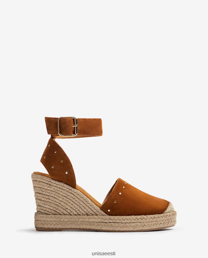 Unisa 88PPB4749 naastudega seemisnahast espadrill naised graatsiline