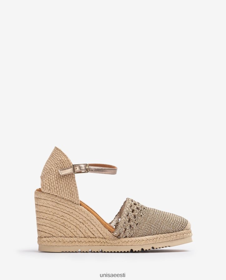 Unisa 88PPB4751 heegeldatud espadrill naised pronksist