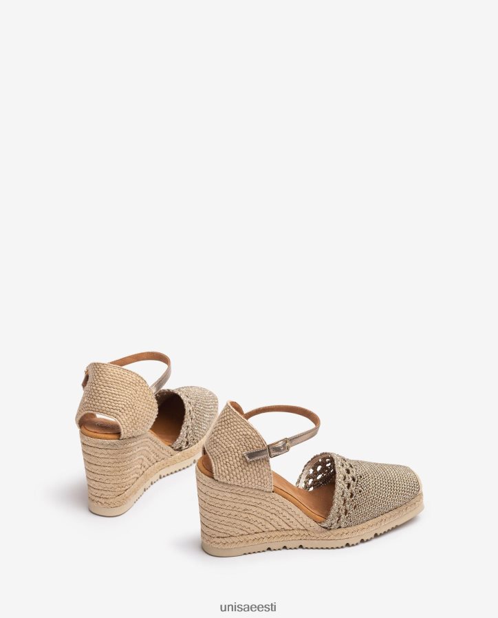 Unisa 88PPB4751 heegeldatud espadrill naised pronksist