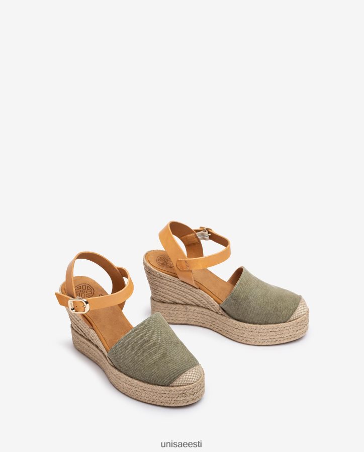 Unisa 88PPB4756 espadrill valmistatud ecolinos naised roheline