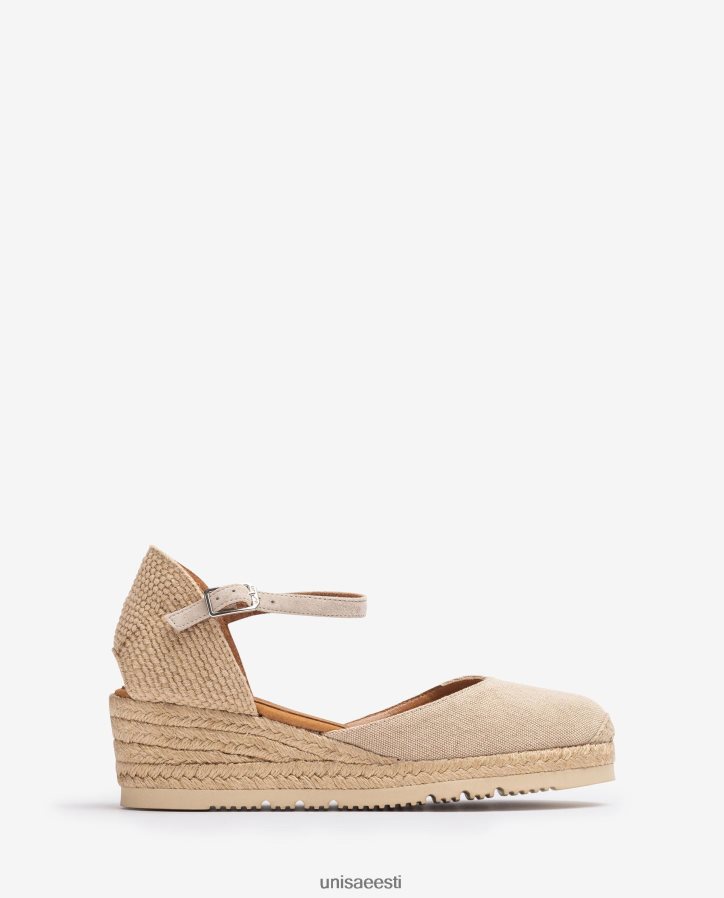 Unisa 88PPB4757 d'orsay pahkluu rihm espadrill, ecolino naised graatsiline