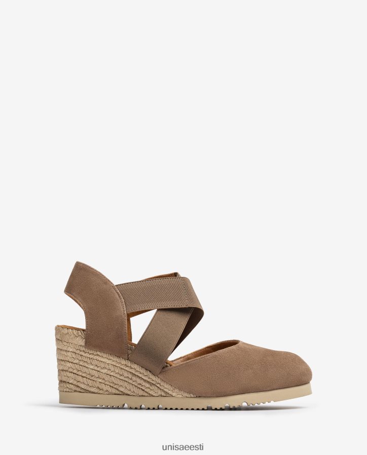 Unisa 88PPB4771 elastsete rihmadega sandaal naised pruun