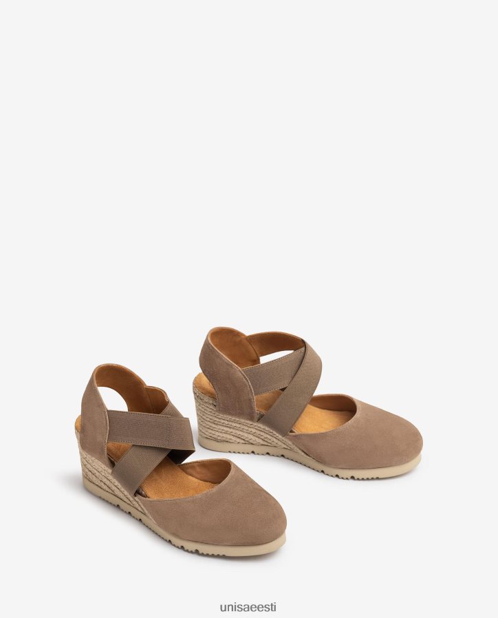 Unisa 88PPB4771 elastsete rihmadega sandaal naised pruun