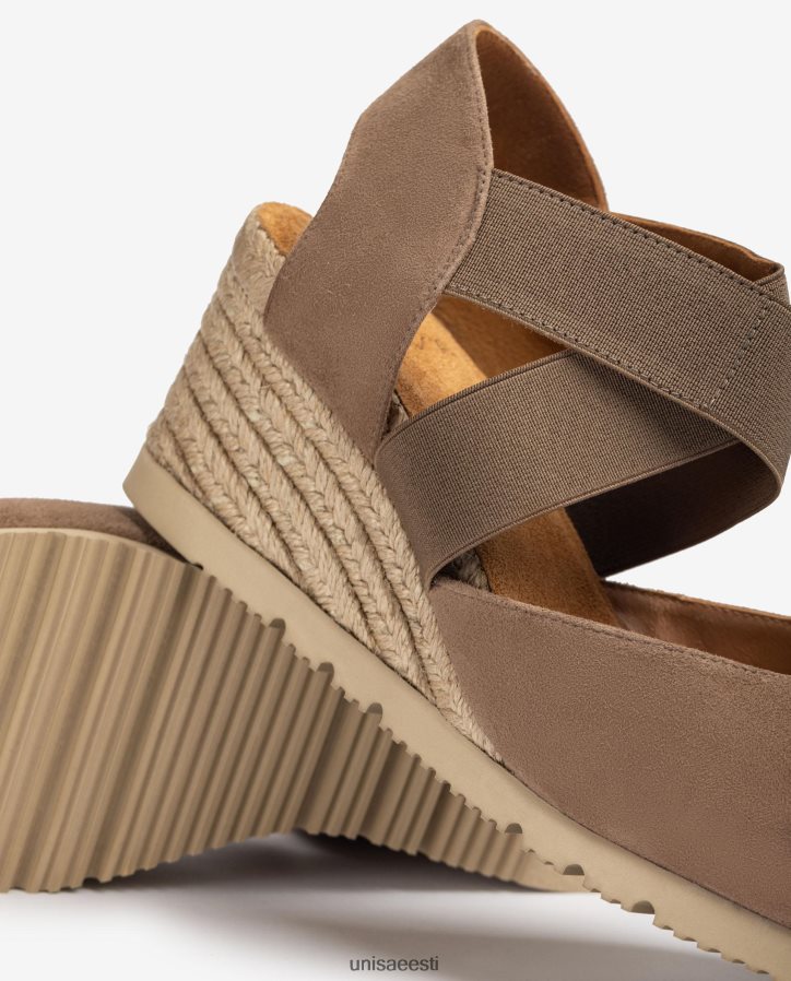 Unisa 88PPB4771 elastsete rihmadega sandaal naised pruun